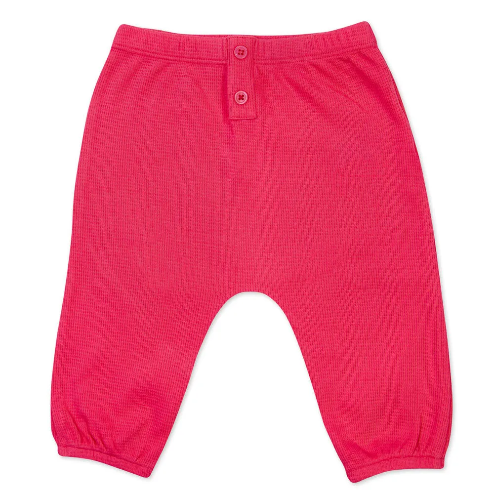 2-Pack Organic Cotton Rose Pink & Navy Pant