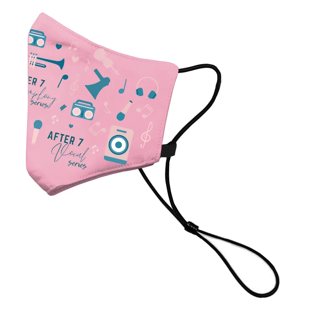 Anti-Bacterial Face Mask with Long Adjustable Strap