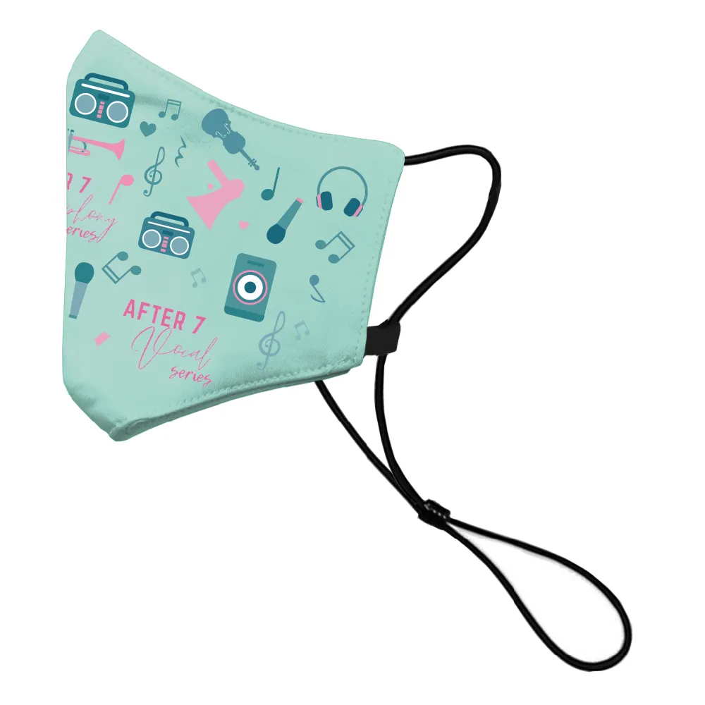 Anti-Bacterial Face Mask with Long Adjustable Strap