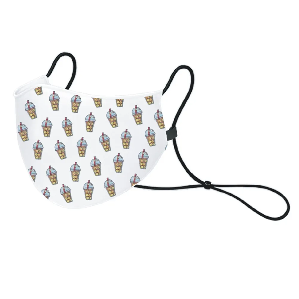 Anti-Bacterial Face Mask with Long Adjustable Strap