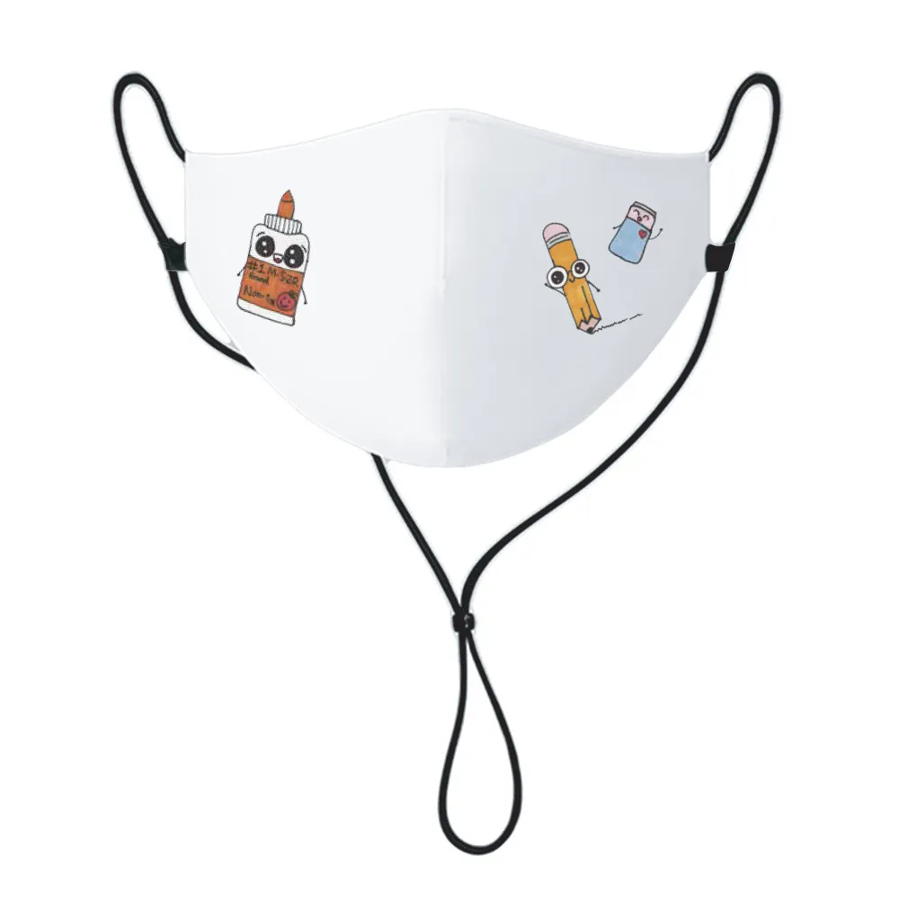 Anti-Bacterial Face Mask with Long Adjustable Strap