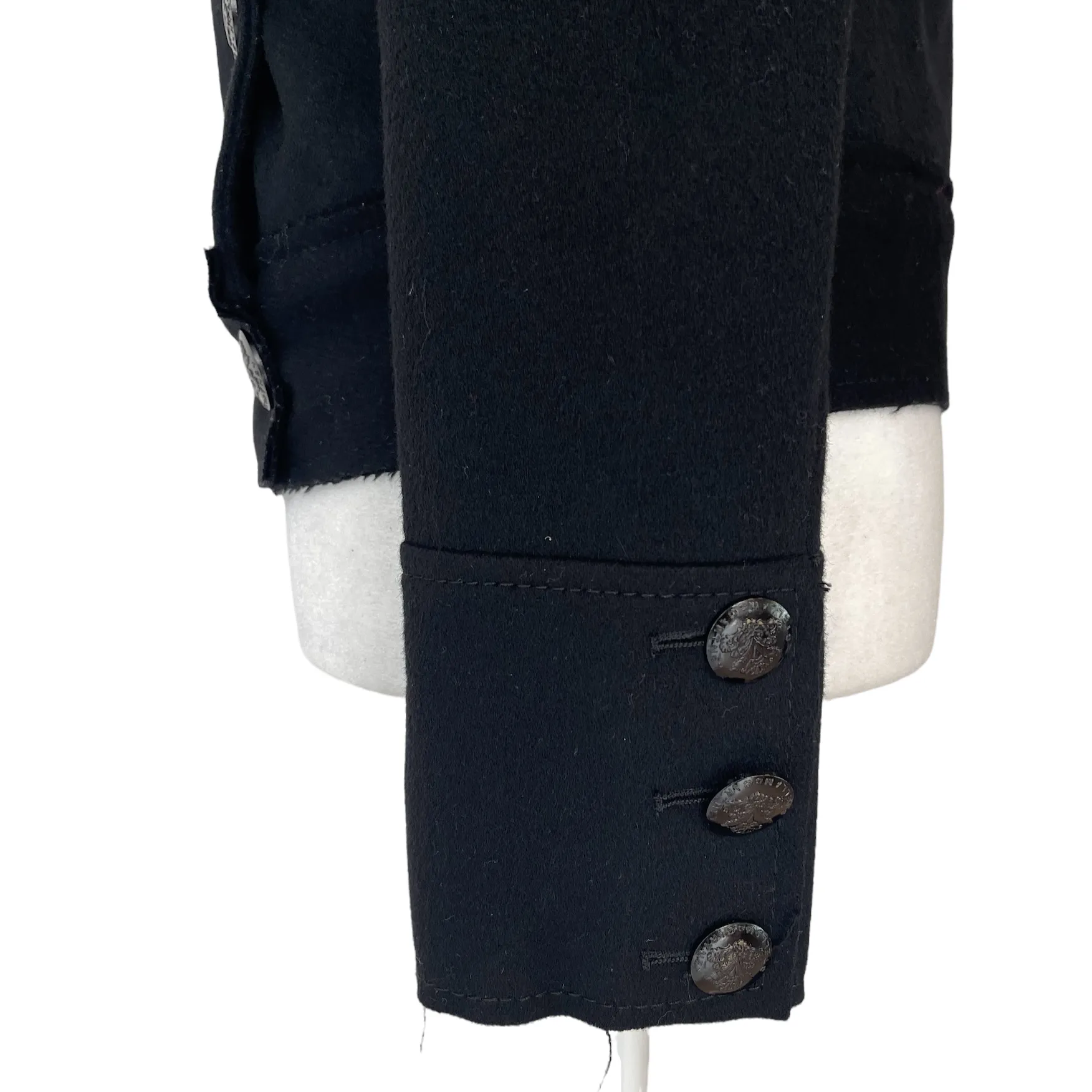 Black Wool Pea Coat