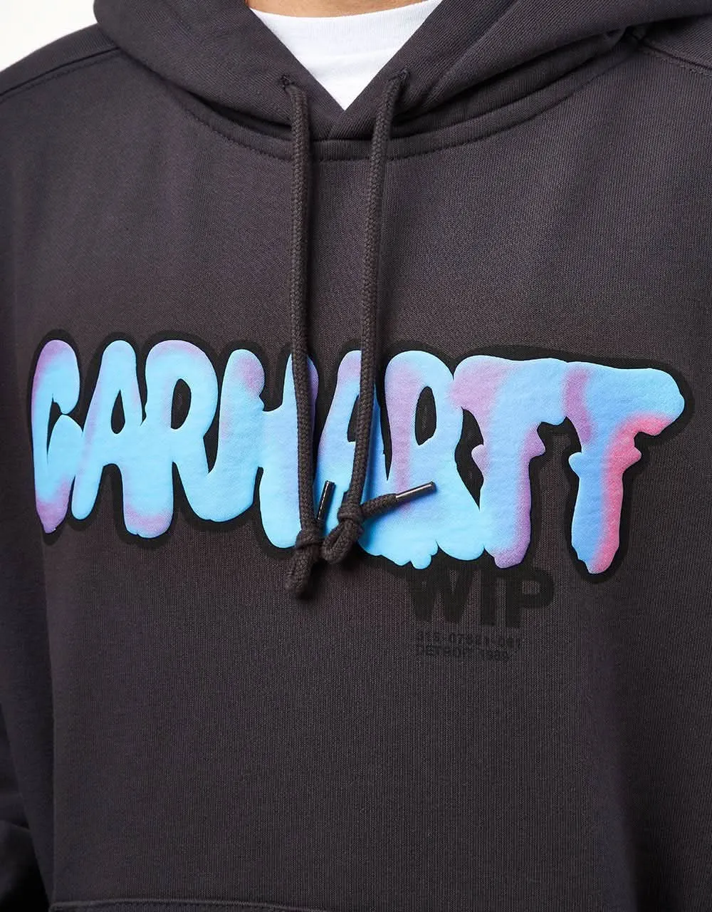 Carhartt WIP Hooded Drip Sweatshirt - Charcoal