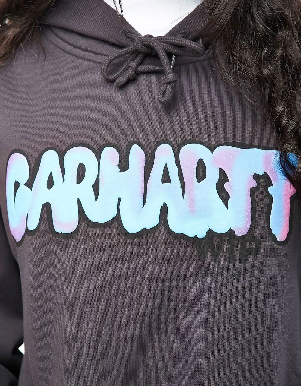 Carhartt WIP Hooded Drip Sweatshirt - Charcoal