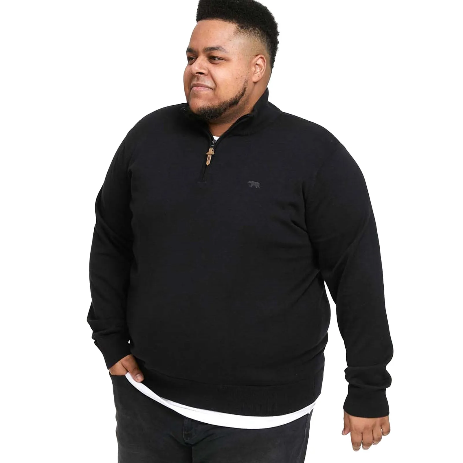 D555 Mens Giuseppe Big & Tall Half Zip Sweatshirt