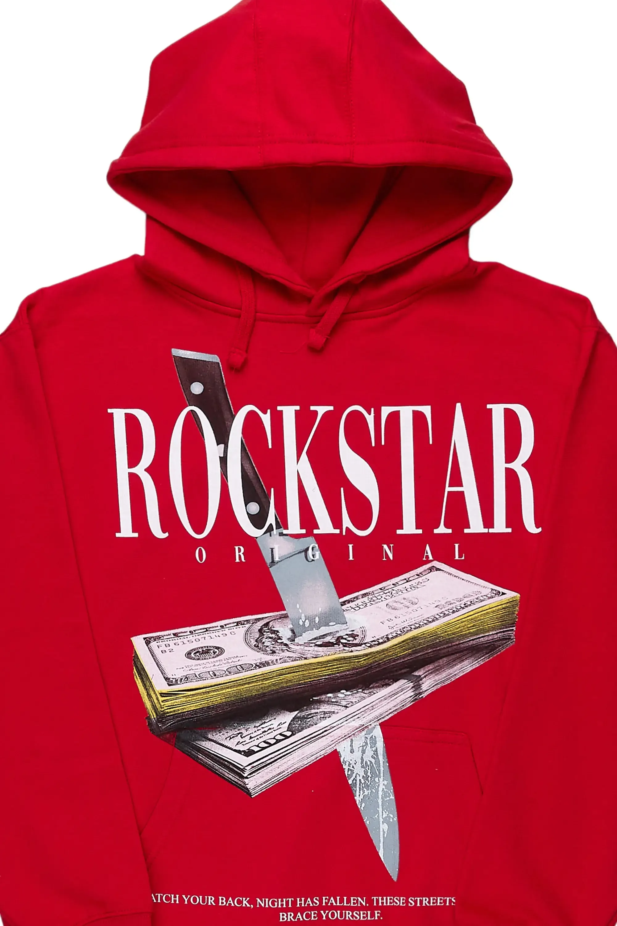 Dayte Nite Red Graphic Hoodie