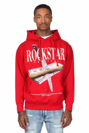 Dayte Nite Red Graphic Hoodie