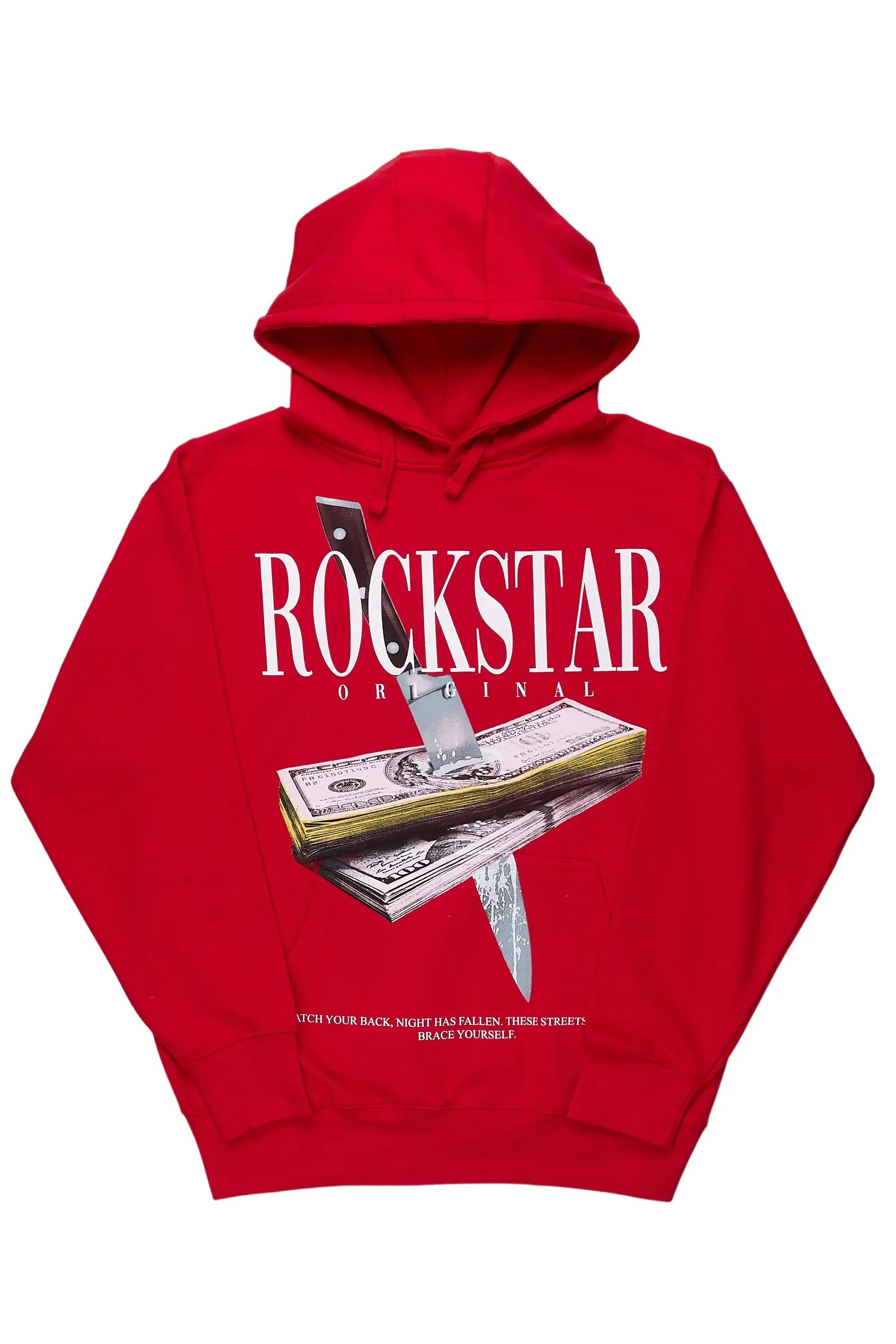 Dayte Nite Red Graphic Hoodie