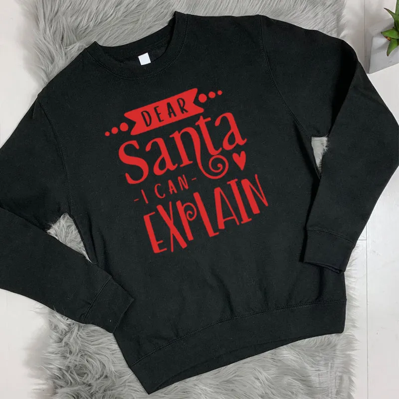 Dear Santa I Can Explain Kids Sweatshirt (MRK X)