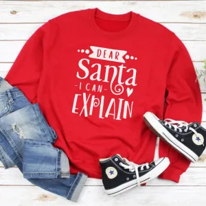 Dear Santa I Can Explain Kids Sweatshirt (MRK X)