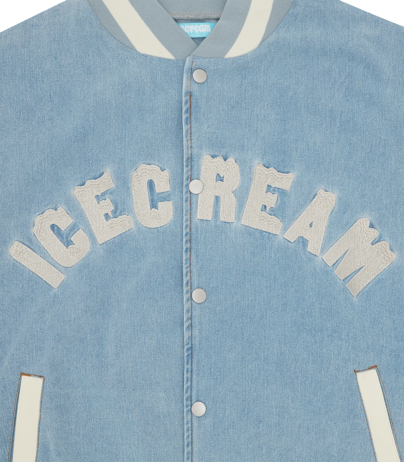 DENIM BLOUSON - LIGHT BLUE