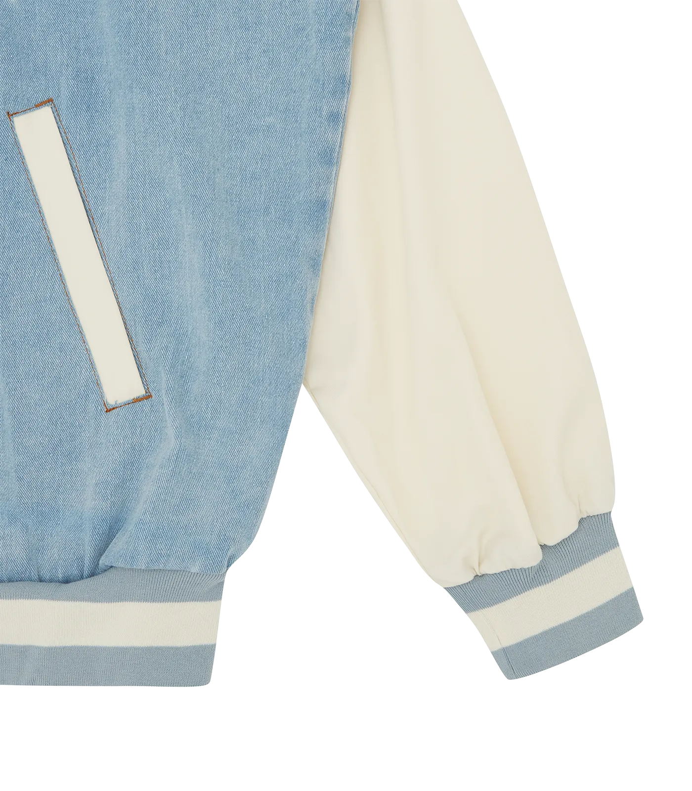 DENIM BLOUSON - LIGHT BLUE