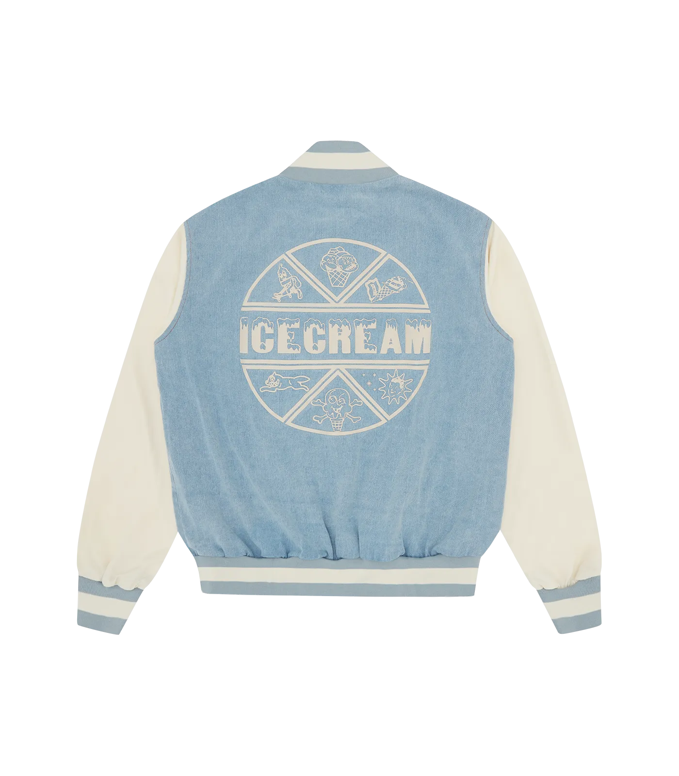 DENIM BLOUSON - LIGHT BLUE