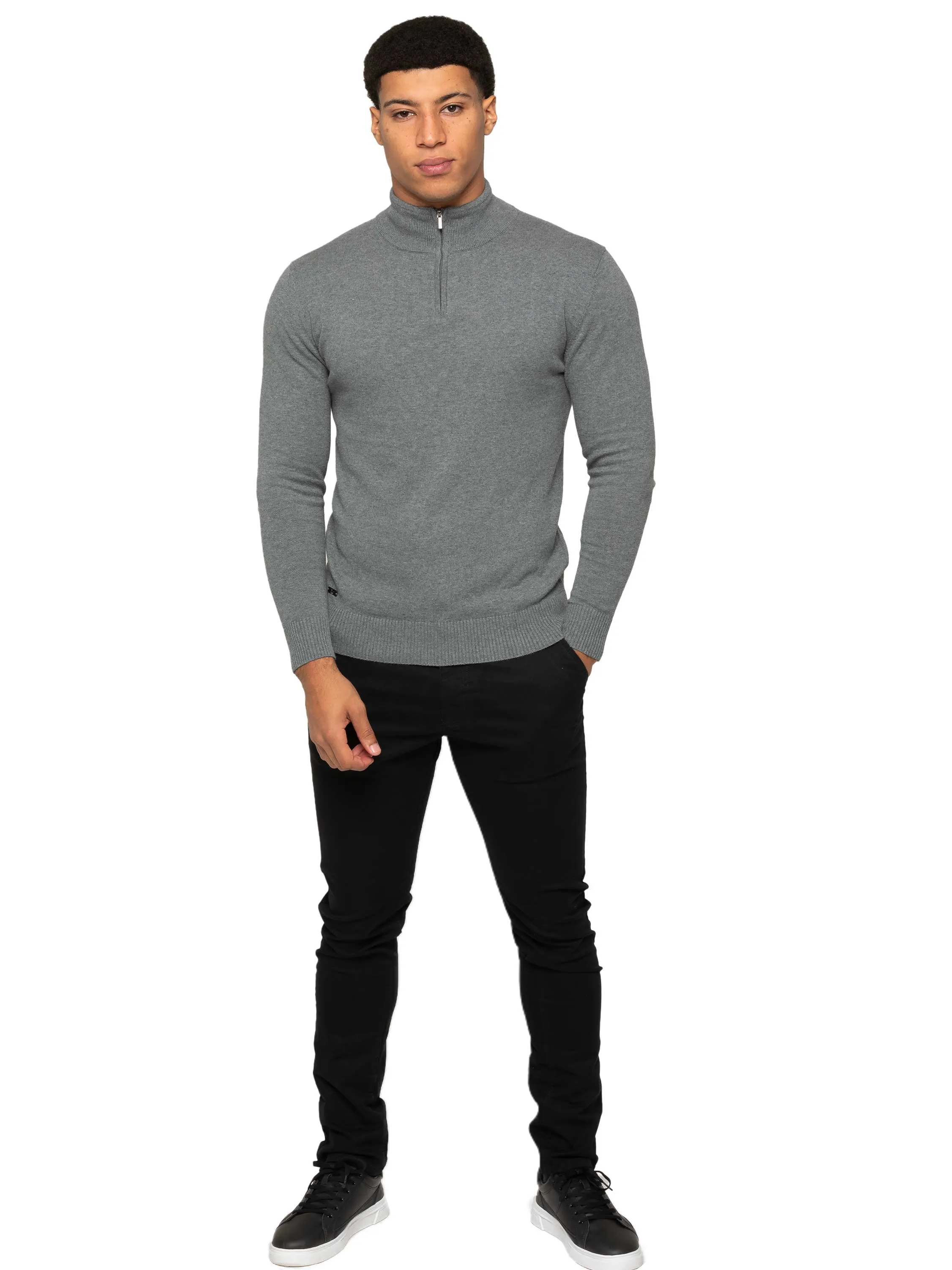 Enzo Milano | Mens Funnel Neck Knit Jumper