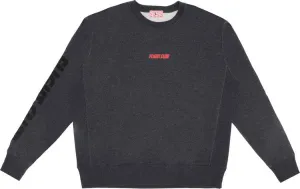 Flight Club Oversized Logo Crewneck 'Dark Gray' Sweatshirt, Gray