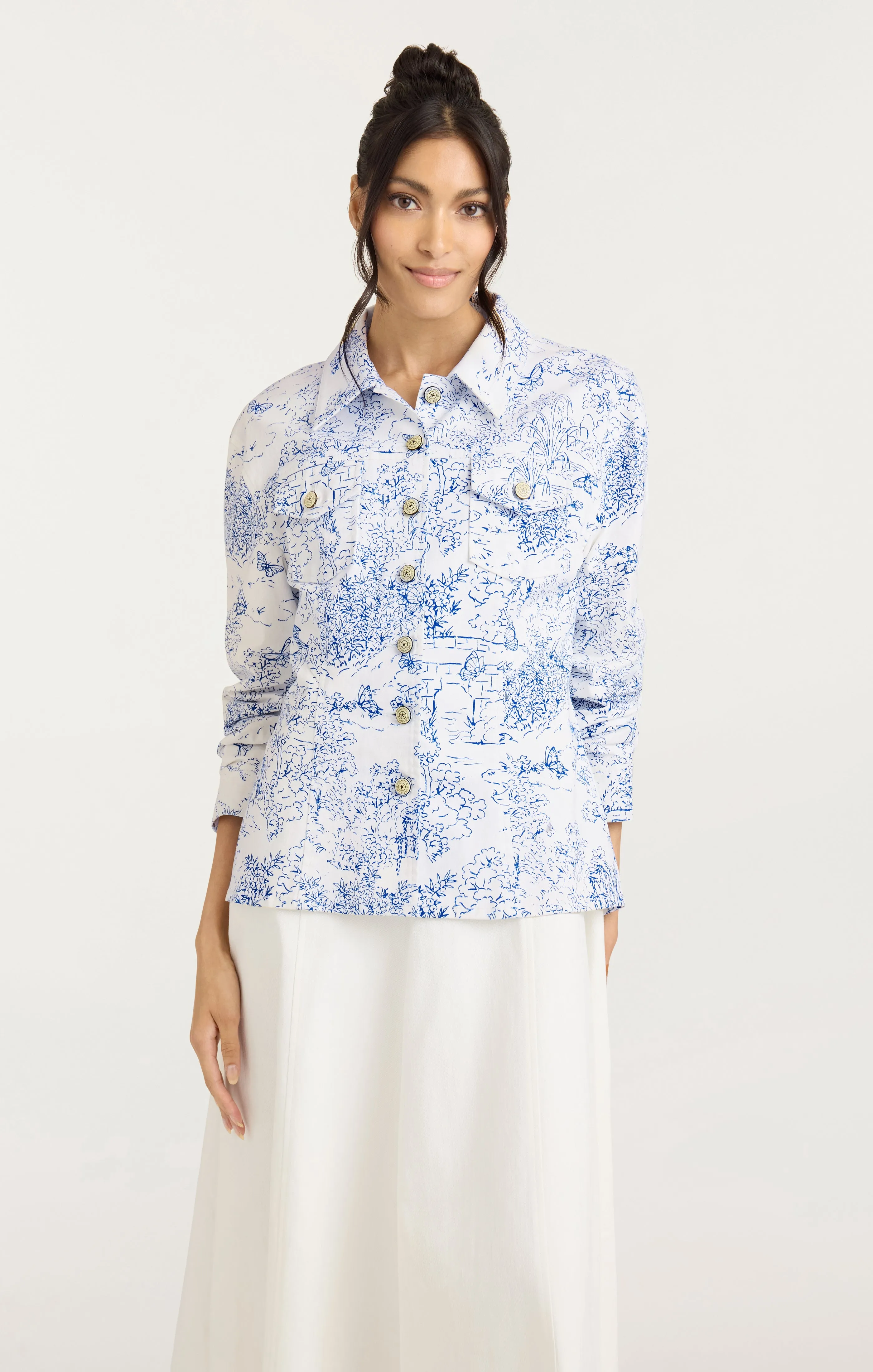 Garden Toile Scrunched Canyon Jacket