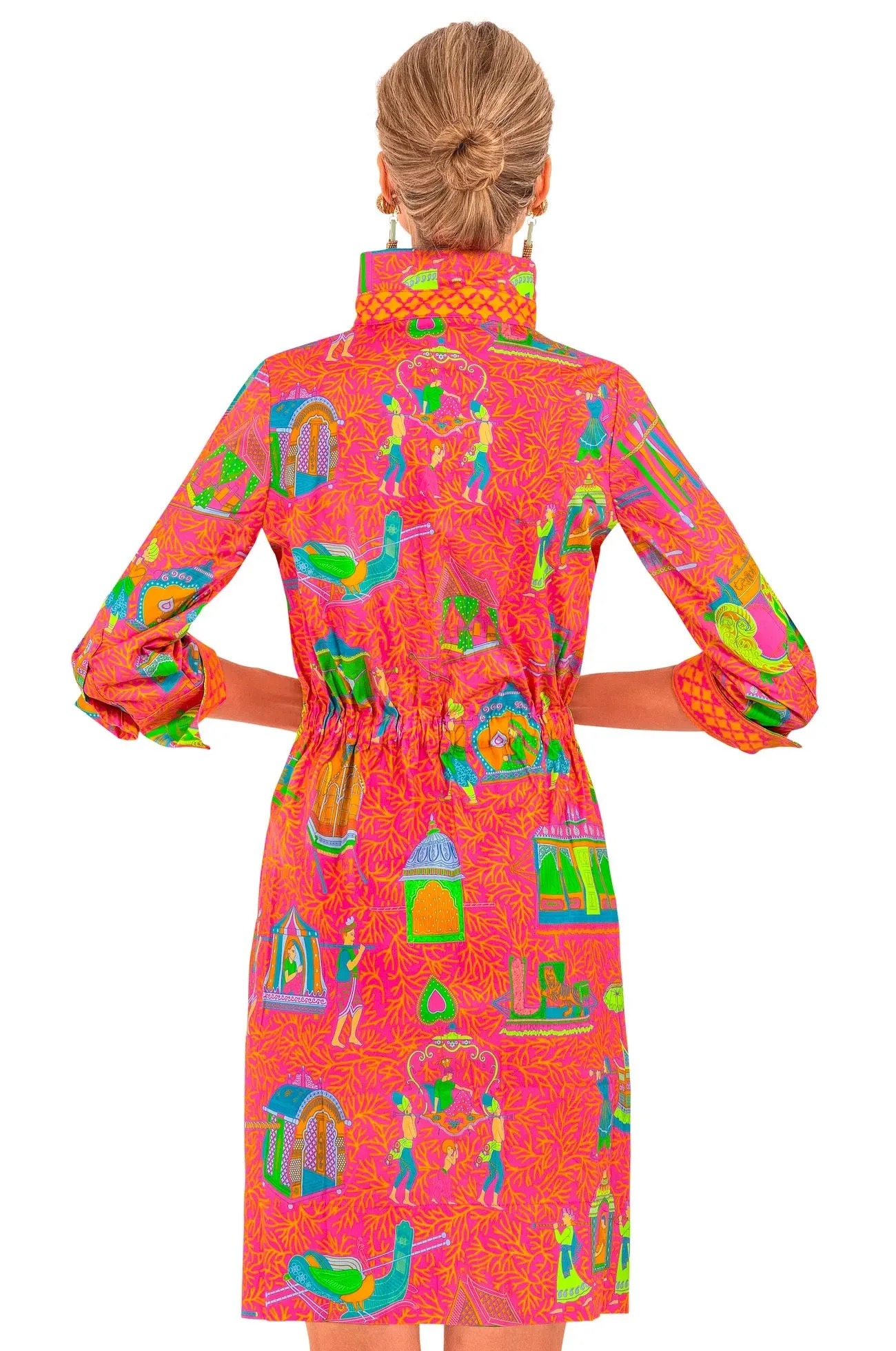 Gretchen Scott | Cotton Pulley Dress | Women's | Pink Palanquin Party