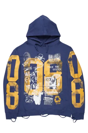 Grill Navy Graphic Hoodie