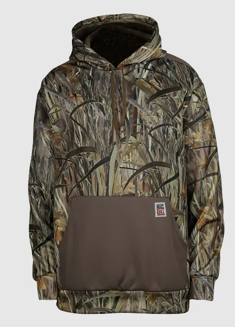 Hoodie - Big Bill Softshell Lined Camo Hoodie BBH21