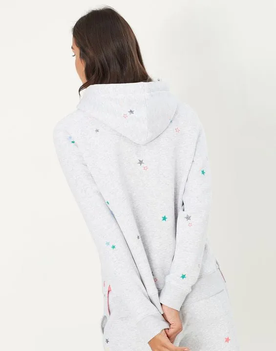 Joules Rowley Embroidered Star Hoodie