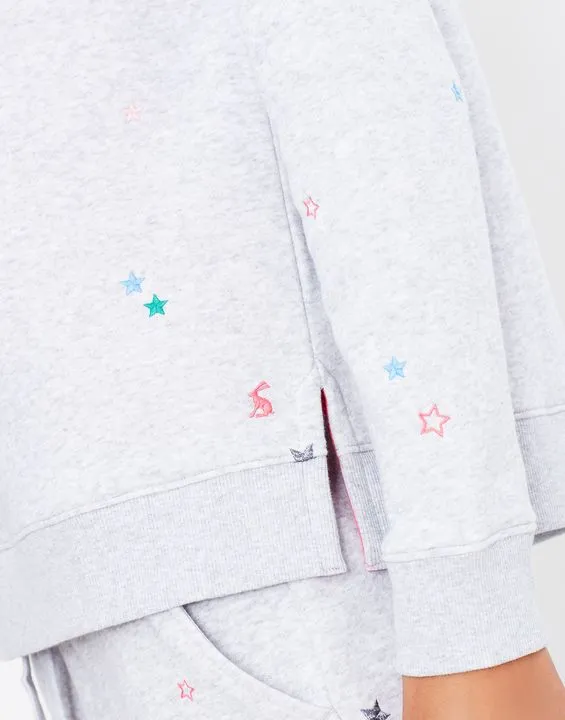 Joules Rowley Embroidered Star Hoodie