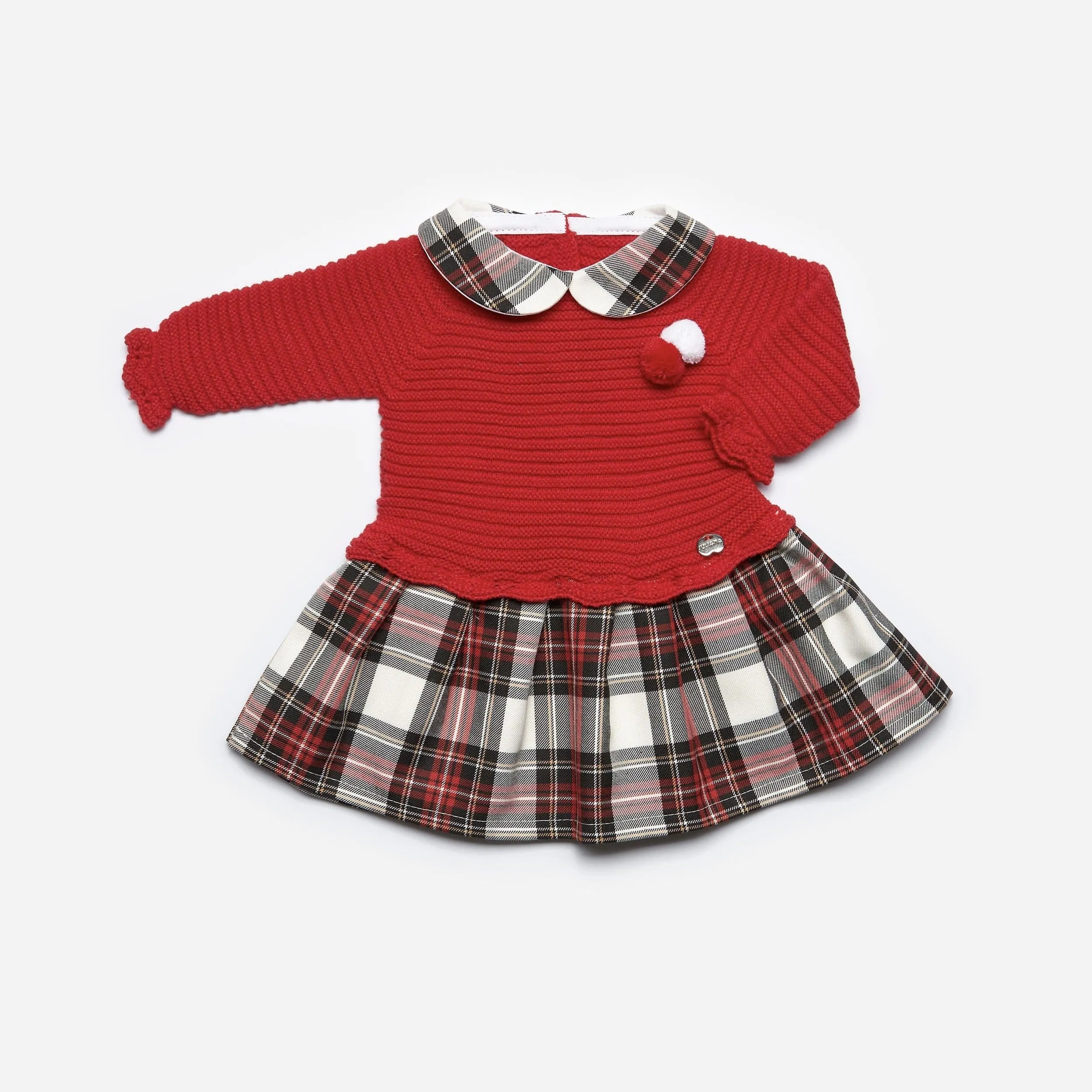 Juliana - Tartan Dress - Red