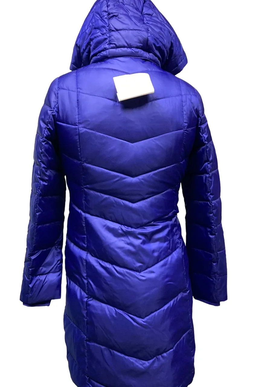 Lands' End Women's  Casual Down Coat Purple Sapphire