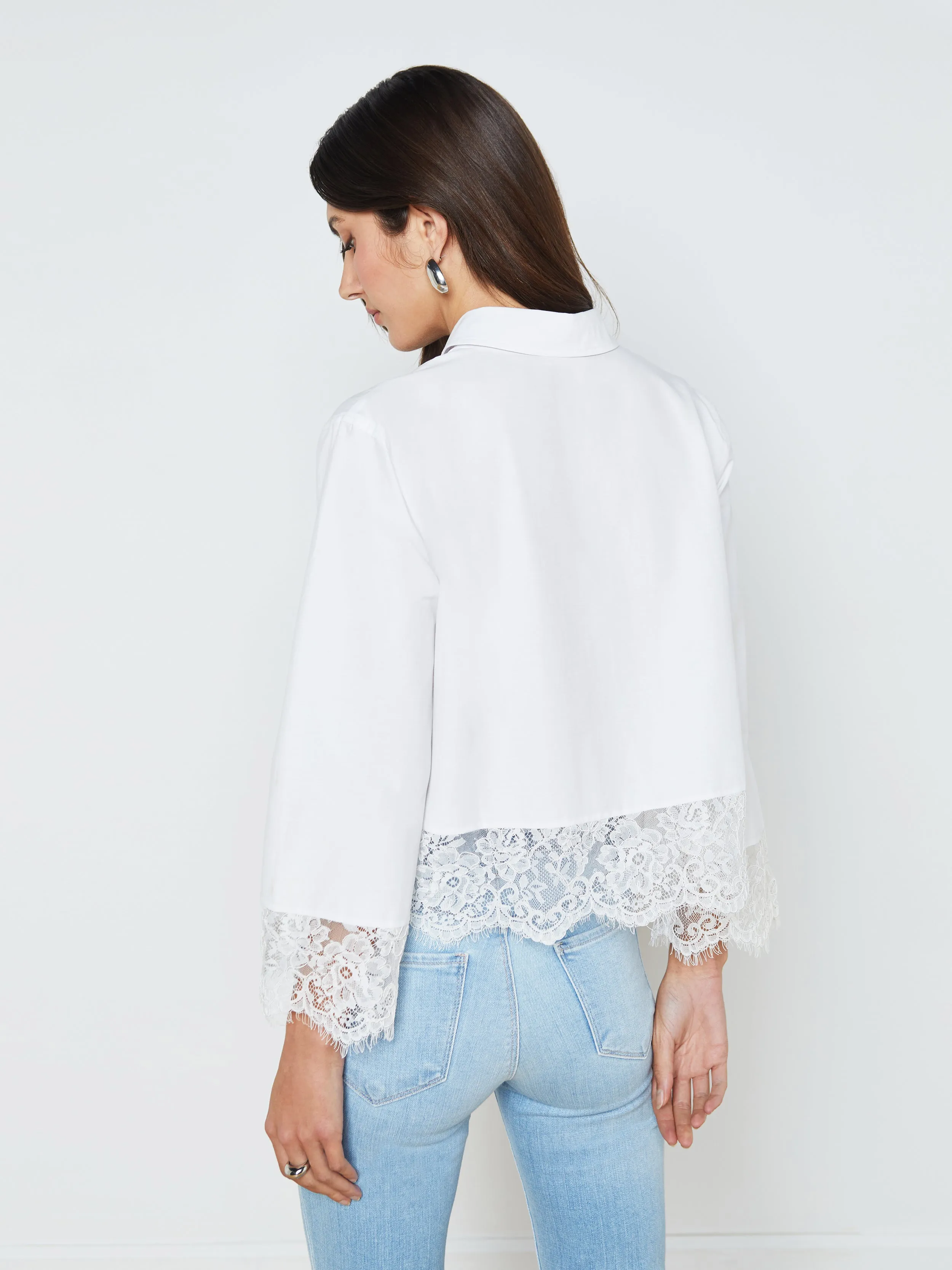 Levo Lace-Trim Shirt