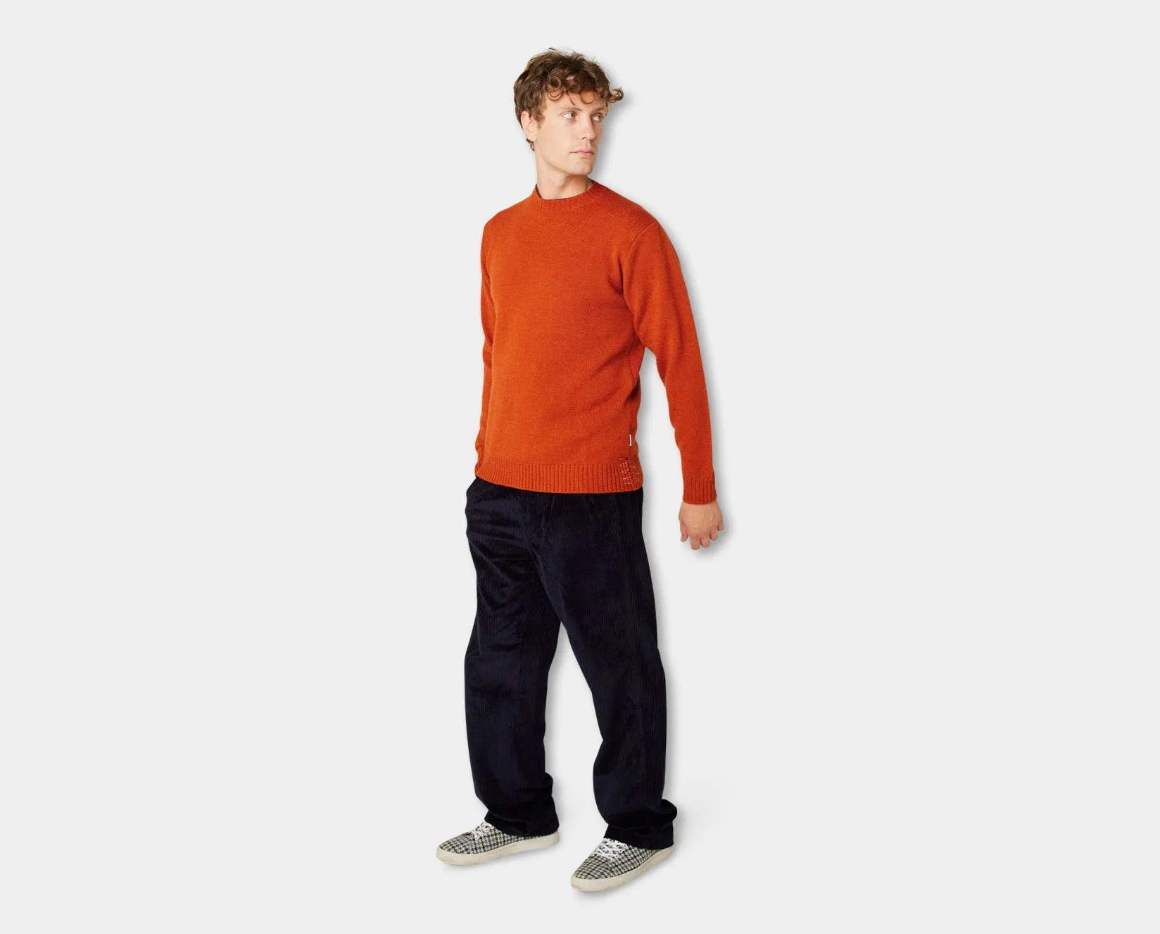 Makers Stitch Jumper - Orange