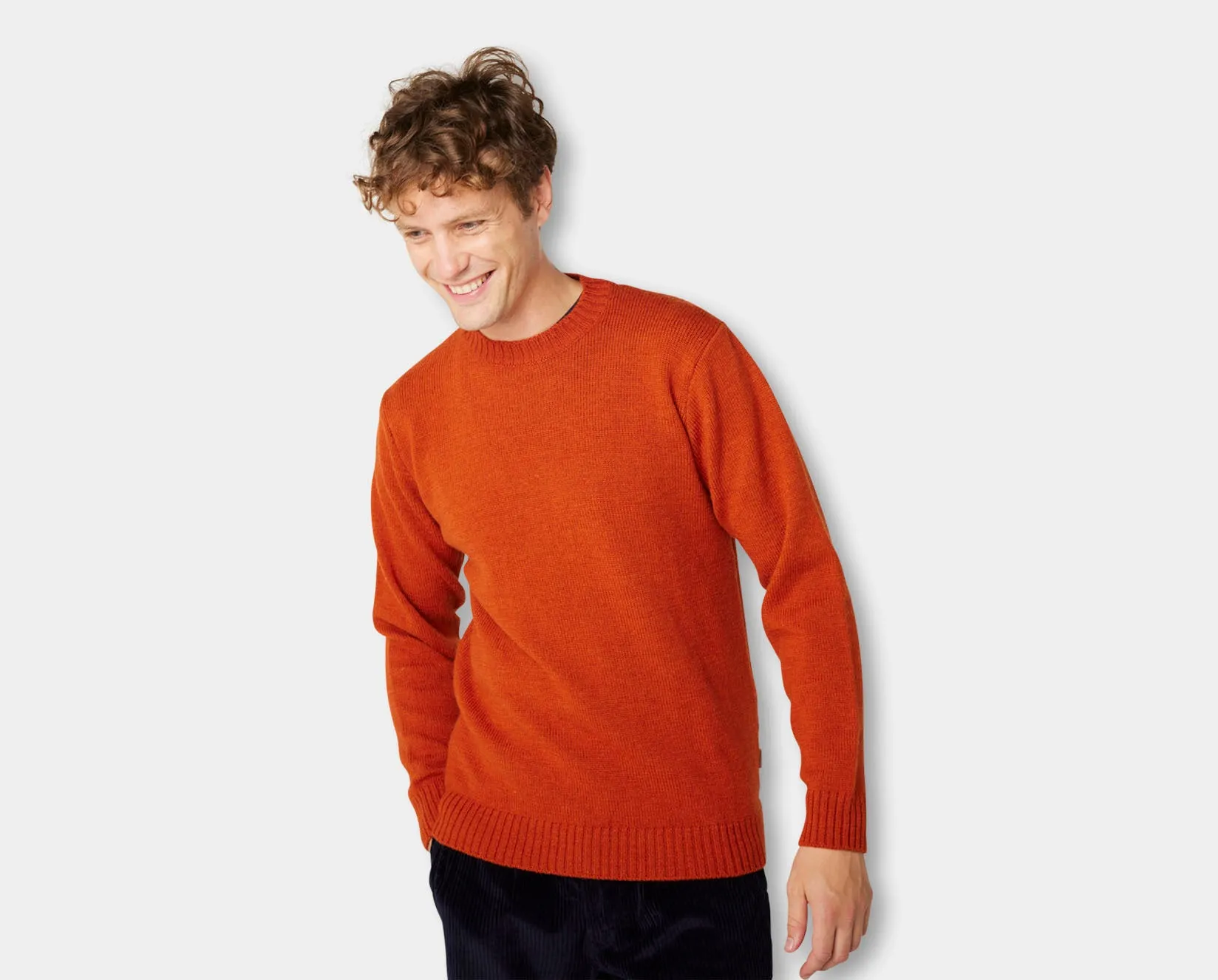 Makers Stitch Jumper - Orange