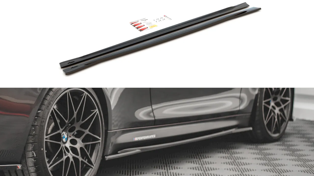 Maxton Design - SIDE SKIRTS DIFFUSERS BMW M4 F82 (2014-)