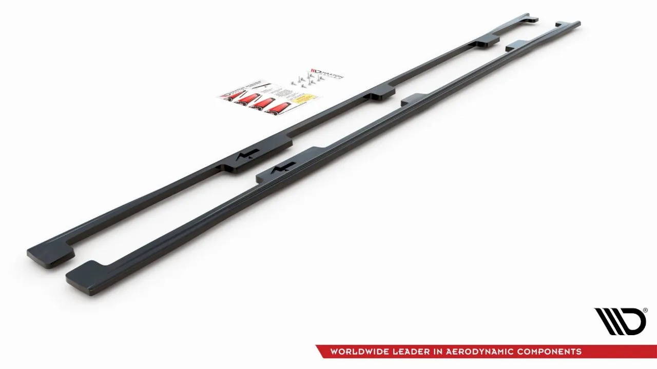 Maxton Design - SIDE SKIRTS DIFFUSERS LEXUS LS LONG WHEELBASE MK4 FACELIFT (2012-2017)