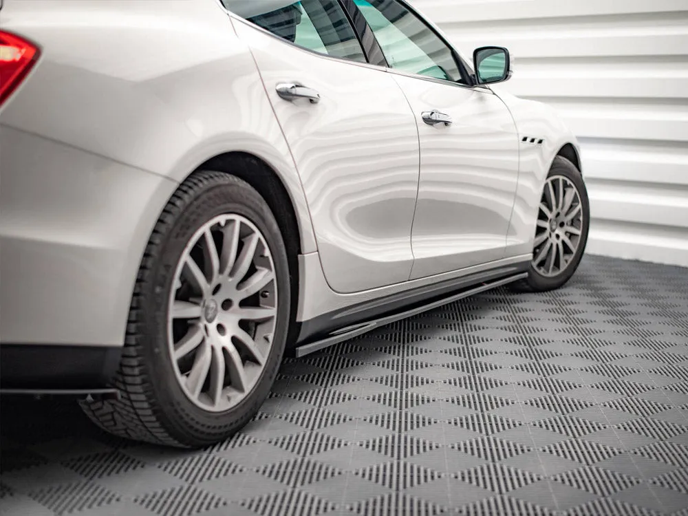 Maxton Design - SIDE SKIRTS DIFFUSERS MASERATI GHIBLI MK3 (2013-)