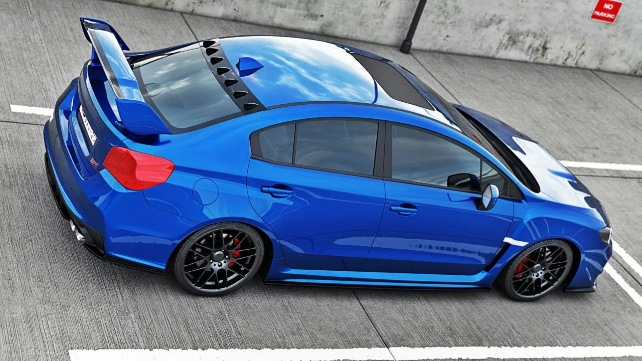 Maxton Design - SIDE SKIRTS DIFFUSERS SUBARU WRX STI