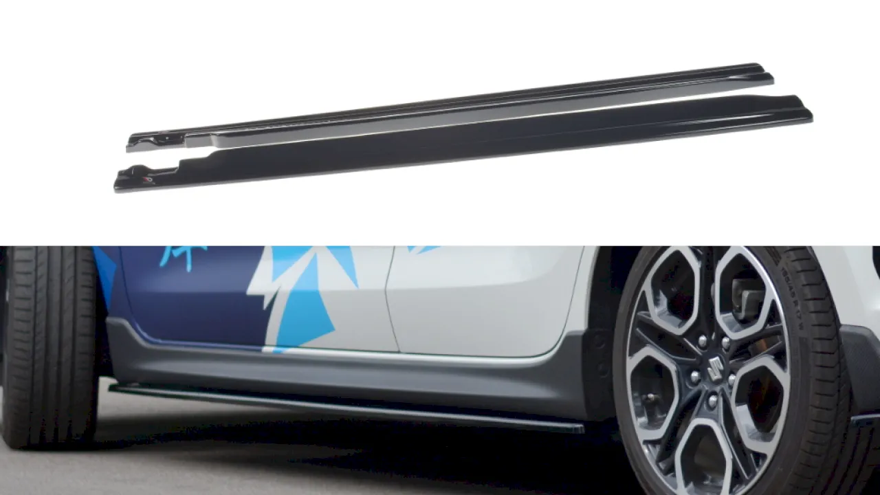 Maxton Design - SIDE SKIRTS DIFFUSERS SUZUKI SWIFT 6 SPORT (2018-)