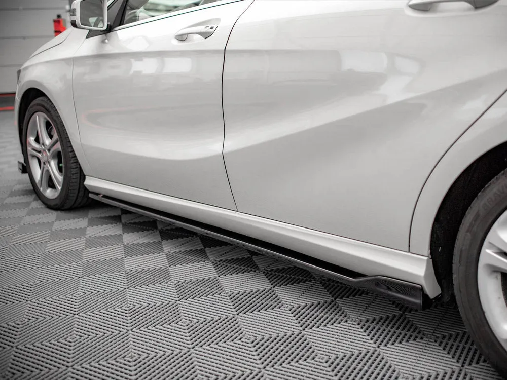 Maxton Design - SIDE SKIRTS DIFFUSERS V.1 MERCEDES A W176 (2012-2015)