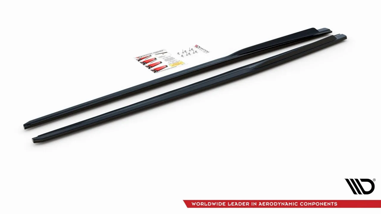 Maxton Design - SIDE SKIRTS DIFFUSERS V.2 AUDI RS3 8V SPORTBACK FACELIFT (2017-UP)