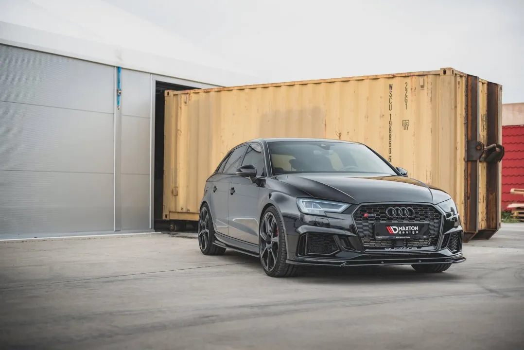 Maxton Design - SIDE SKIRTS DIFFUSERS V.2 AUDI RS3 8V SPORTBACK FACELIFT (2017-UP)