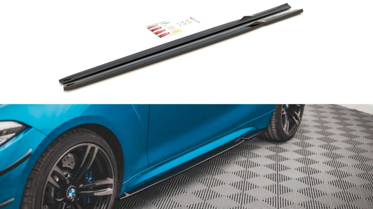 Maxton Design - SIDE SKIRTS DIFFUSERS V.2 BMW M2 F87 (2016-2020)