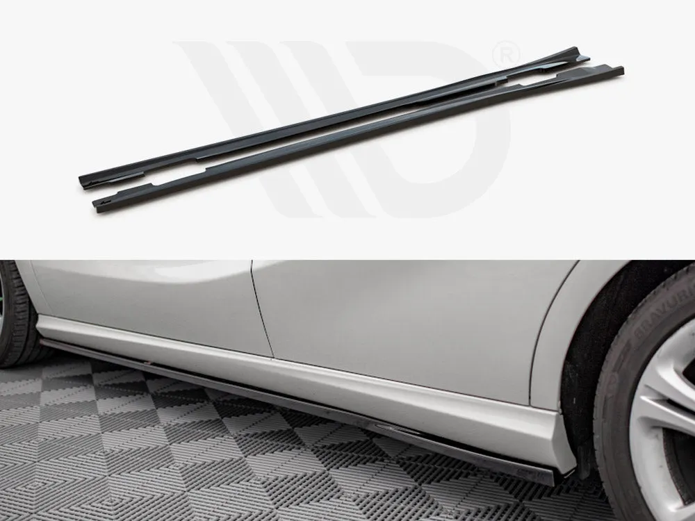 Maxton Design - SIDE SKIRTS DIFFUSERS V.2 MERCEDES A W176 (2012-2015)