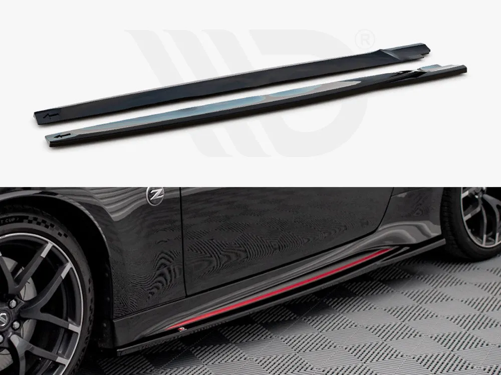 Maxton Design - SIDE SKIRTS DIFFUSERS V.2 NISSAN 370Z NISMO FACELIFT (2014-2020)