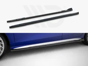 Maxton Design - Side Skirts Diffusers V.3 Audi A3 S-Line Sedan / S3 Sedan 8Y Facelift