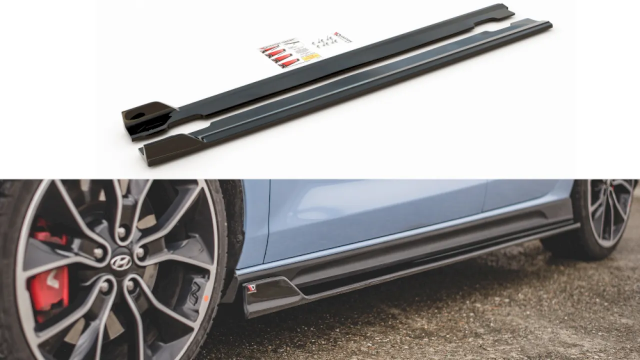 Maxton Design - SIDE SKIRTS DIFFUSERS V.5 HYUNDAI I30 N MK3 HATCHBACK/ FASTBACK (2017-)