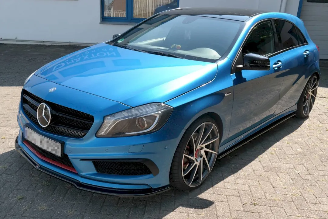 Maxton Design - SIDE SKIRTS SPLITTERS MERCEDES A-CLASS W176 AMG-LINE PRE-FACELIFT (2013-2015)