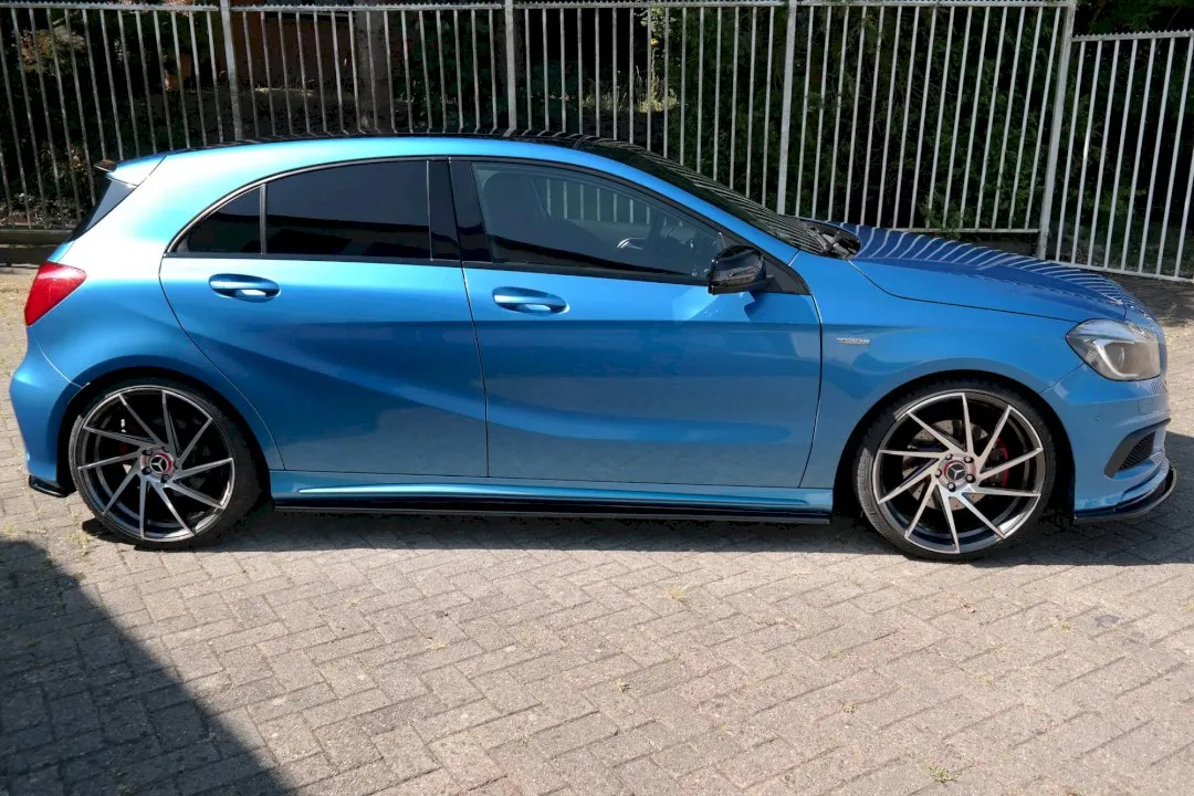 Maxton Design - SIDE SKIRTS SPLITTERS MERCEDES A-CLASS W176 AMG-LINE PRE-FACELIFT (2013-2015)