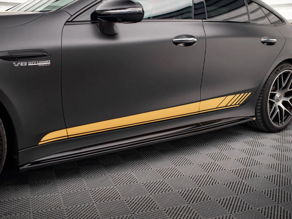 Maxton Design - SIDE SKIRTS SPLITTERS MERCEDES AMG GT 63S 4-DOOR COUPE