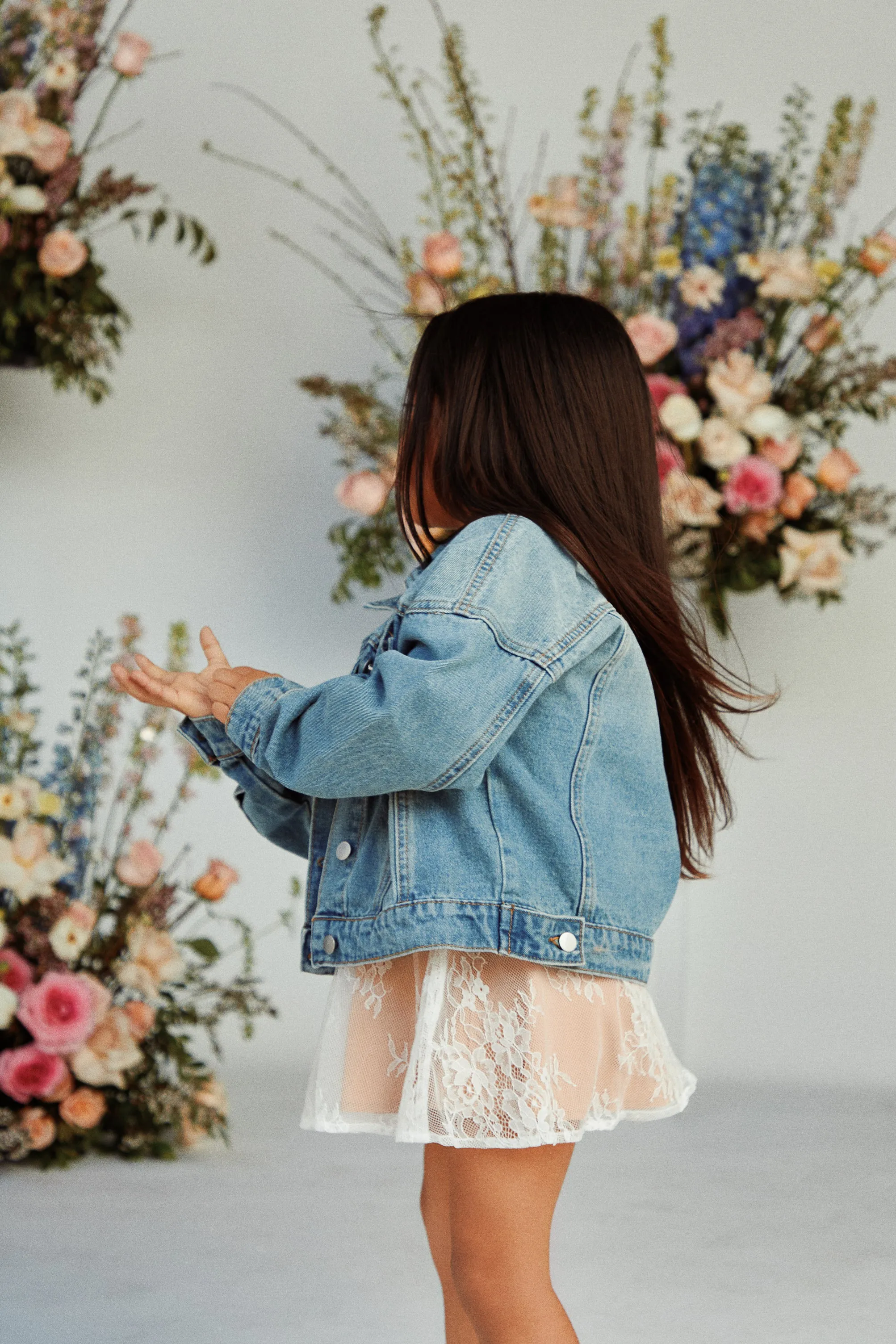 Mini Ella Denim Jacket - Denim