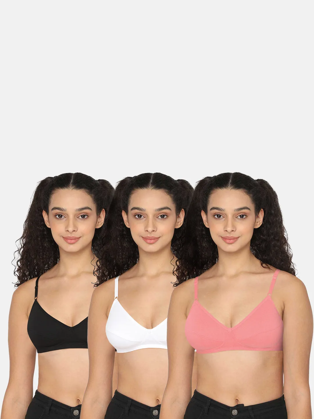 Naidu Hall Knitwear-Bra Special Combo Pack - Glori - C39