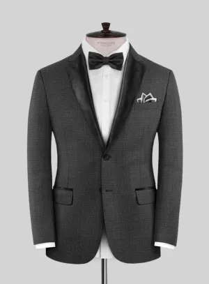 Napolean Bob Weave Gray Wool Tuxedo Jacket