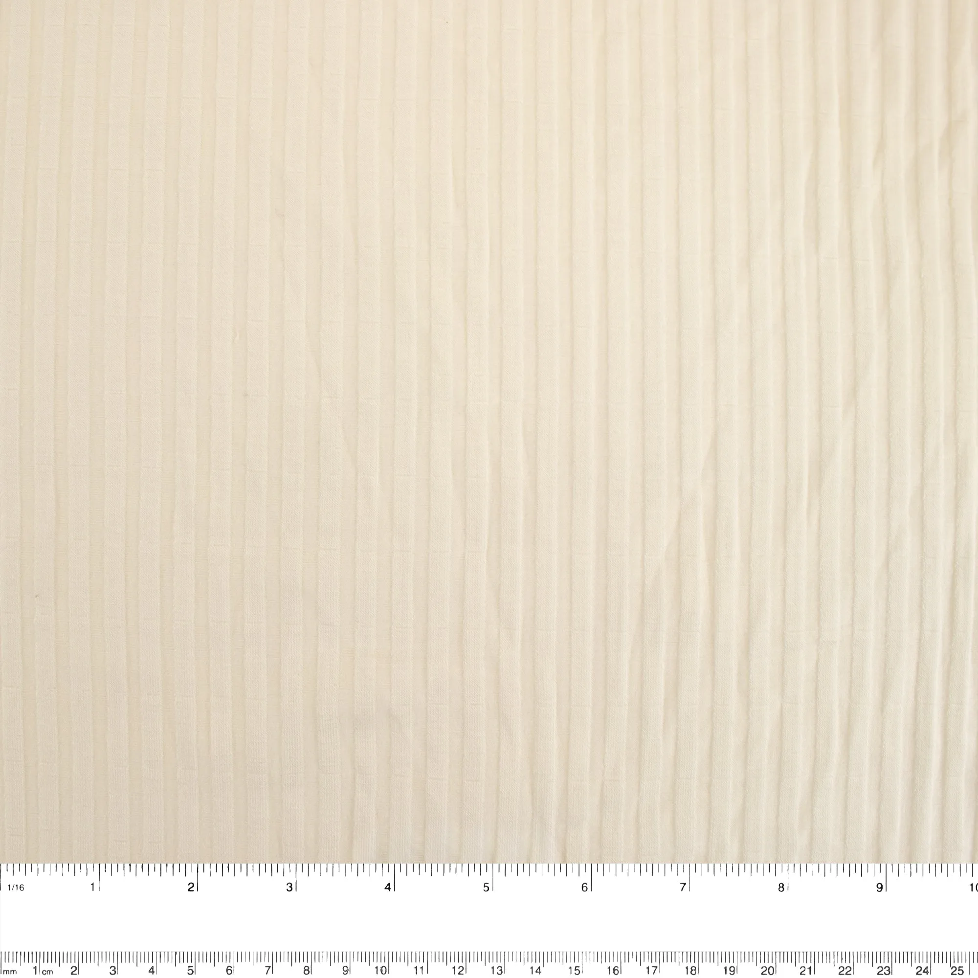 Novelty White Knit - Stripes - Ivory